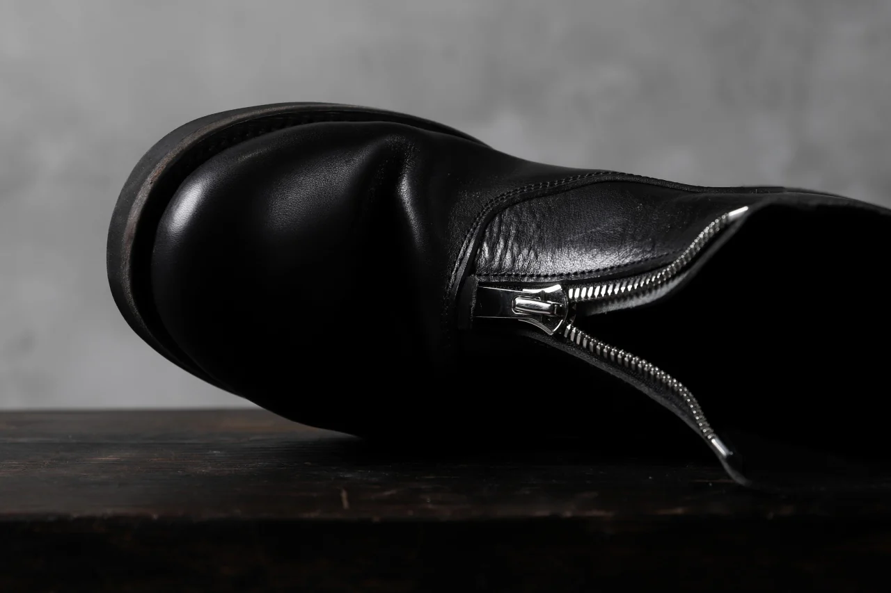 Portaille "one make" Albert Front Zip Boots (Vachetta TCG) / BLACK) - Image 21