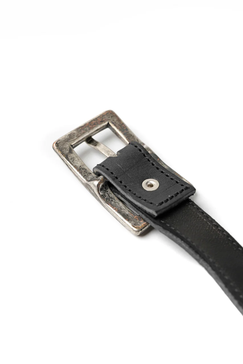 Portaille "One Make" BELT #2 (Filed Steer / BLACK) - Image 10