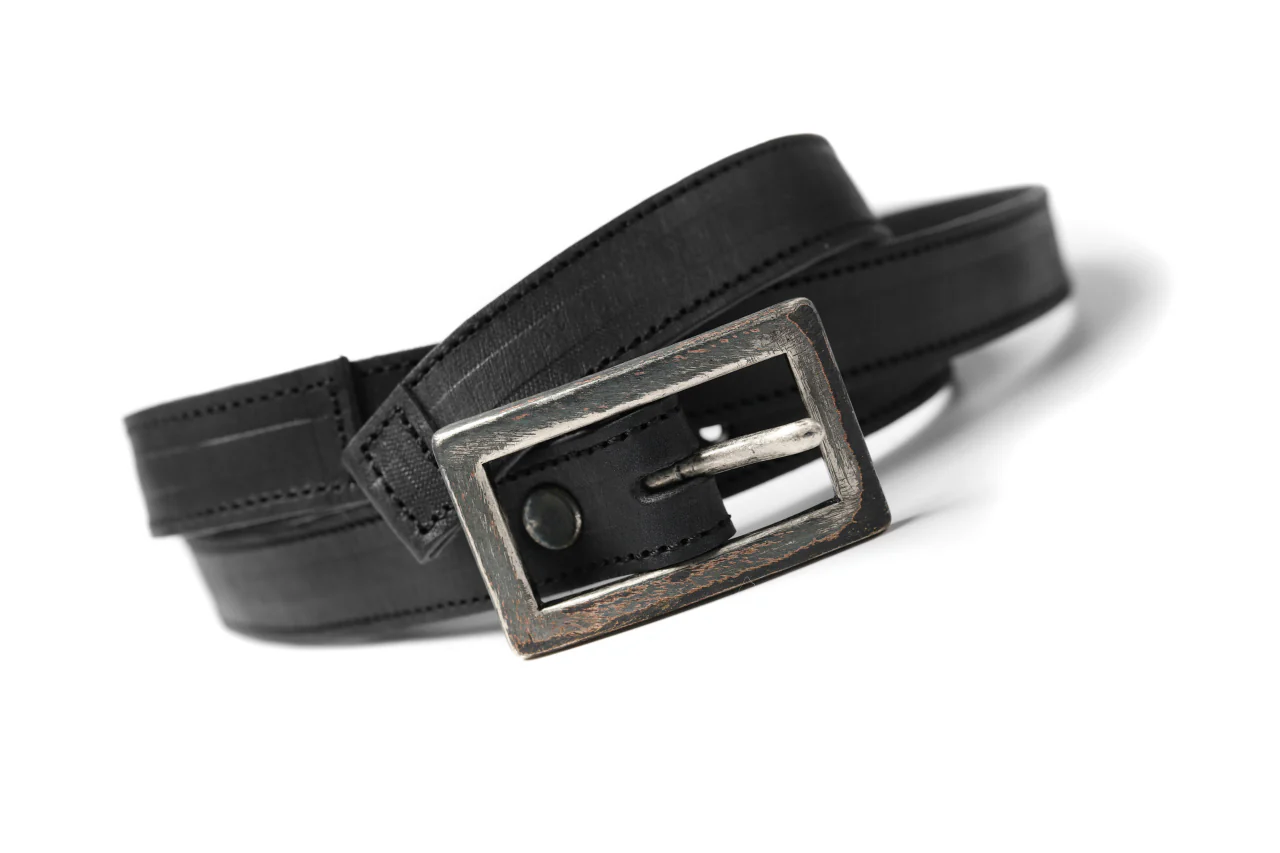 Portaille "One Make" BELT #2 (Filed Steer / BLACK) - Image 12