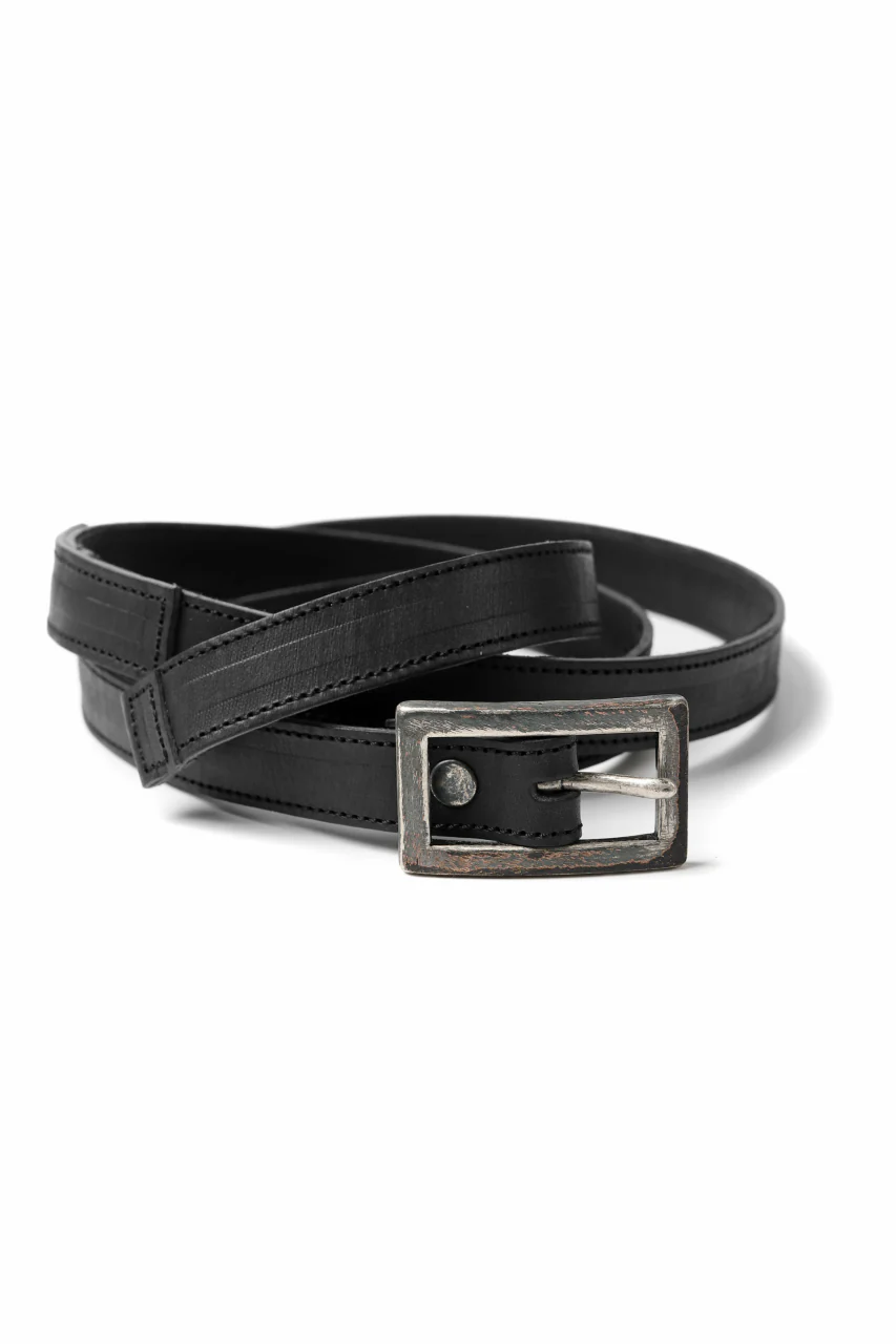 Portaille "One Make" BELT #2 (Filed Steer / BLACK) - Image 3