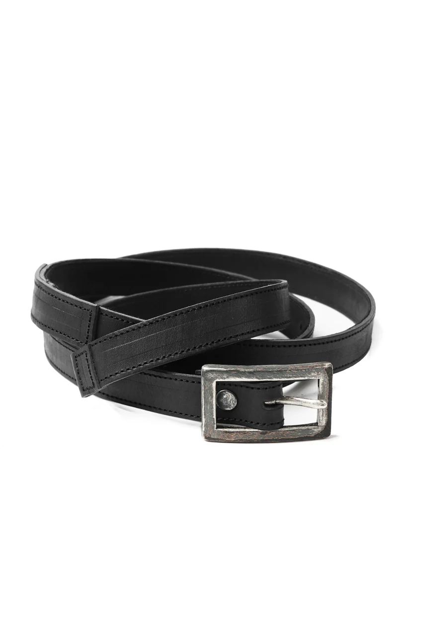 Portaille "One Make" BELT #2 (Filed Steer / BLACK) - Image 4
