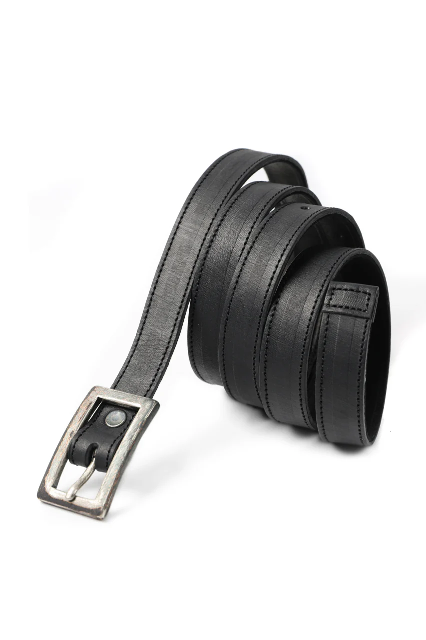 Portaille "One Make" BELT #2 (Filed Steer / BLACK) - Image 5