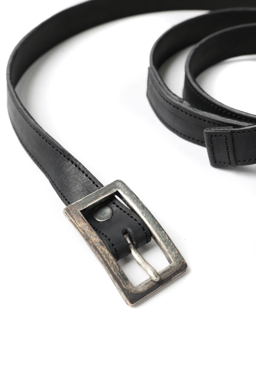 Portaille "One Make" BELT #2 (Filed Steer / BLACK) - Image 7