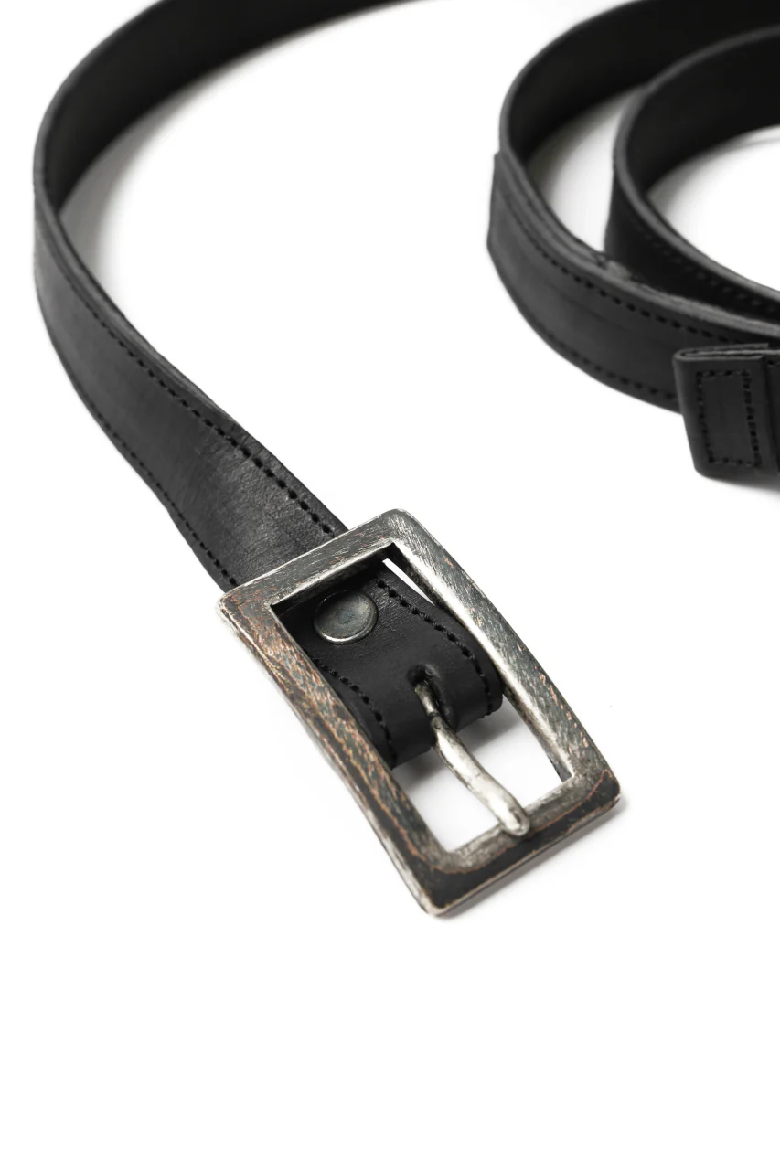 Portaille "One Make" BELT #2 (Filed Steer / BLACK) - Image 8
