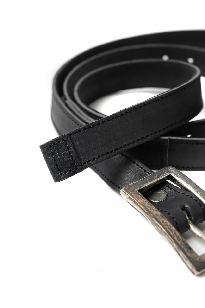 Portaille "One Make" BELT #2 (Filed Steer / BLACK) - Image 9