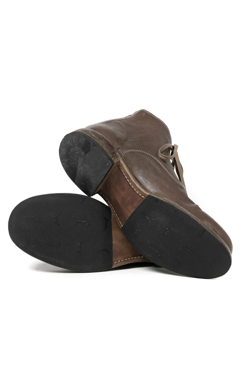 Portaille "one make" Lace Up Back Zip Boots (Soft Tanned Horse Leather / TAUPE) - Image 10