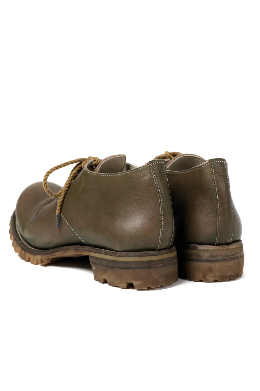 Portaille "one make" VB Derby Shoes (JAPAN Vachetta Leather / ARMY) - Image 8