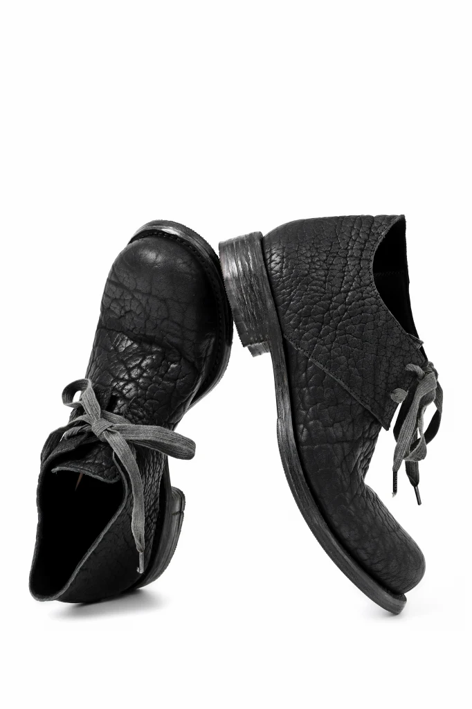 Portaille OneMake exclusive PL20 Derby Shoes / Rough Bull (Black) - Image 11