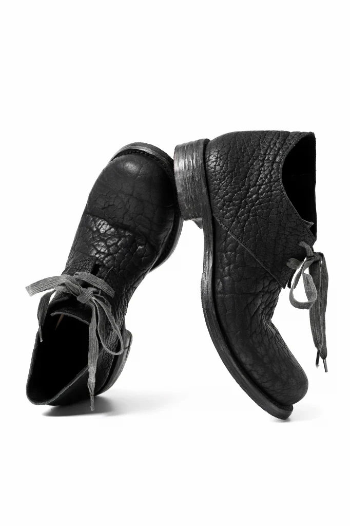 Portaille OneMake exclusive PL20 Derby Shoes / Rough Bull (Black) - Image 13
