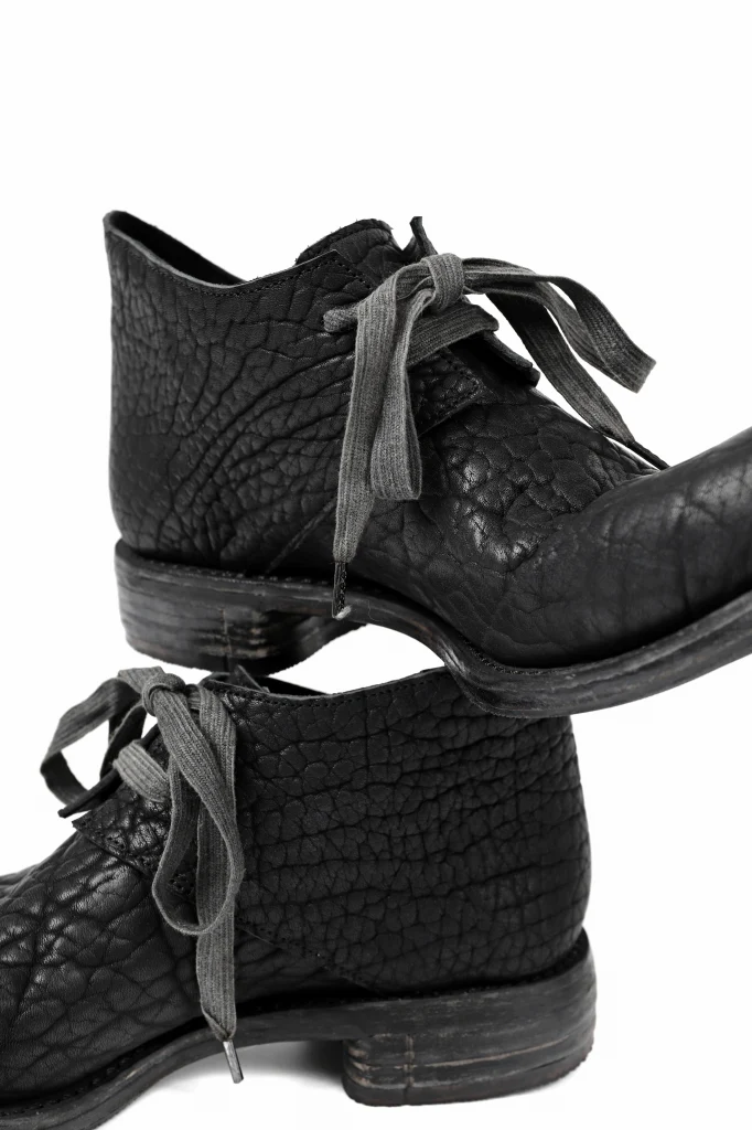 Portaille OneMake exclusive PL20 Derby Shoes / Rough Bull (Black) - Image 16