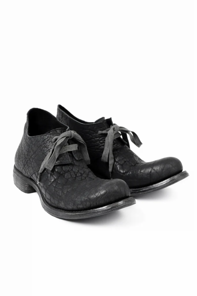Portaille OneMake exclusive PL20 Derby Shoes / Rough Bull (Black) - Image 3