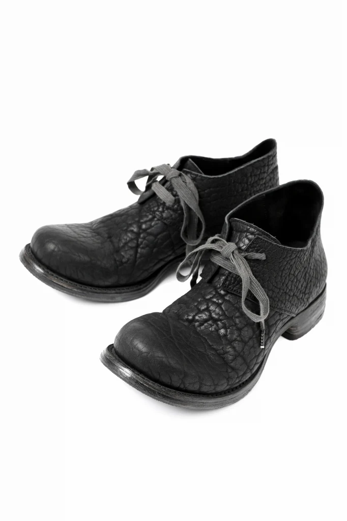 Portaille OneMake exclusive PL20 Derby Shoes / Rough Bull (Black) - Image 4