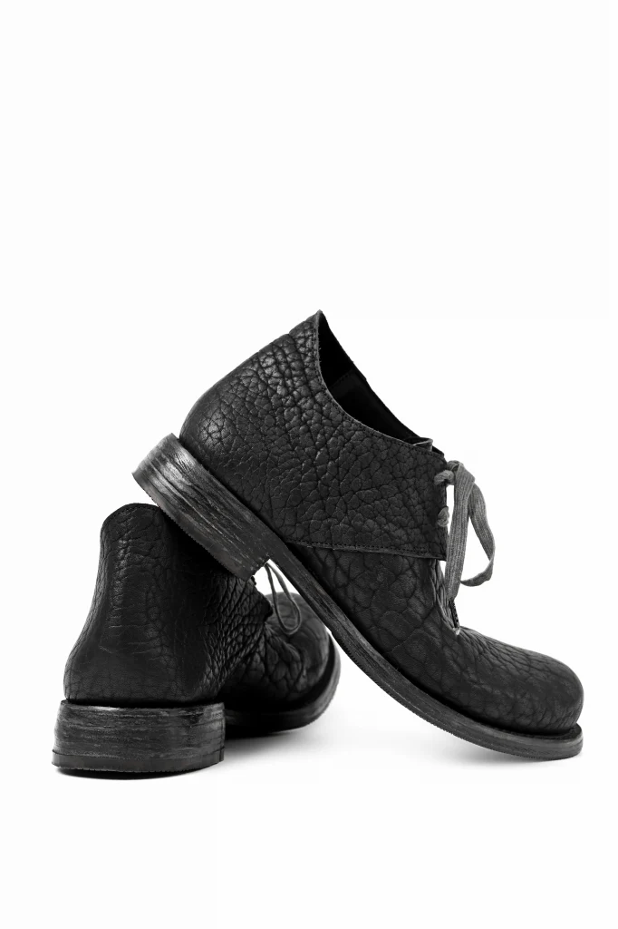 Portaille OneMake exclusive PL20 Derby Shoes / Rough Bull (Black) - Image 7