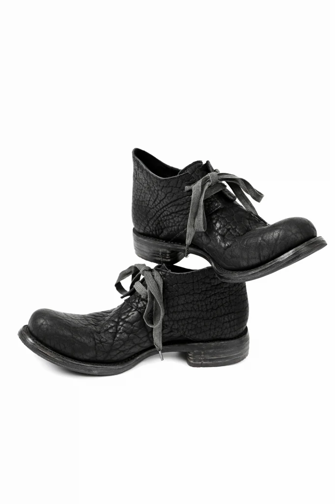 Portaille OneMake exclusive PL20 Derby Shoes / Rough Bull (Black) - Image 9