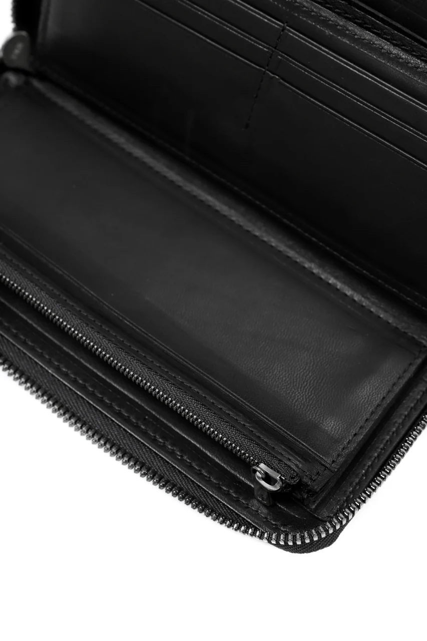 Portaille ROUND ZIP LONG WALLET / ELBAMATTE (PURPLE) - Image 10