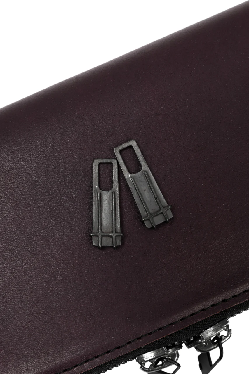 Portaille ROUND ZIP LONG WALLET / ELBAMATTE (PURPLE) - Image 13