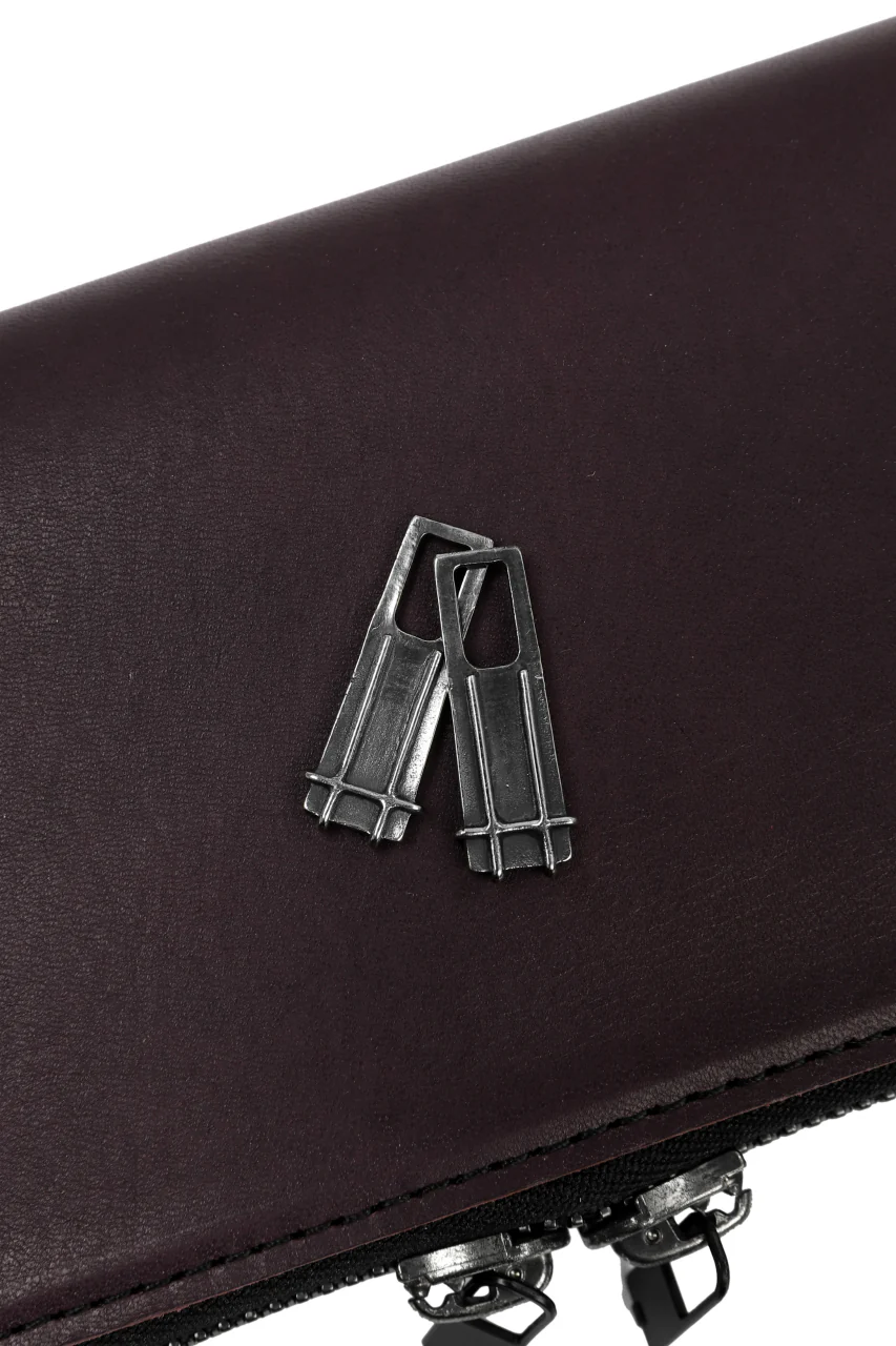 Portaille ROUND ZIP LONG WALLET / ELBAMATTE (PURPLE) - Image 15