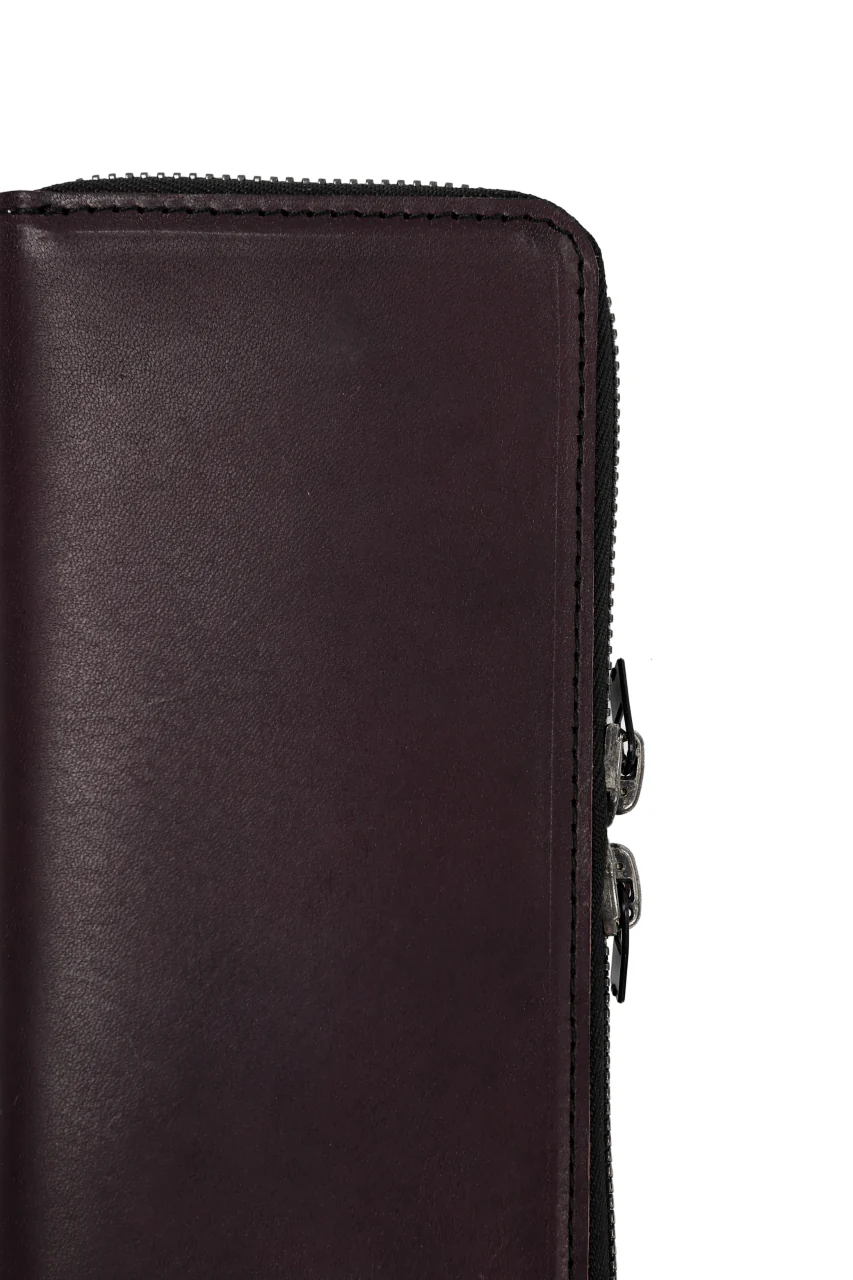 Portaille ROUND ZIP LONG WALLET / ELBAMATTE (PURPLE) - Image 2