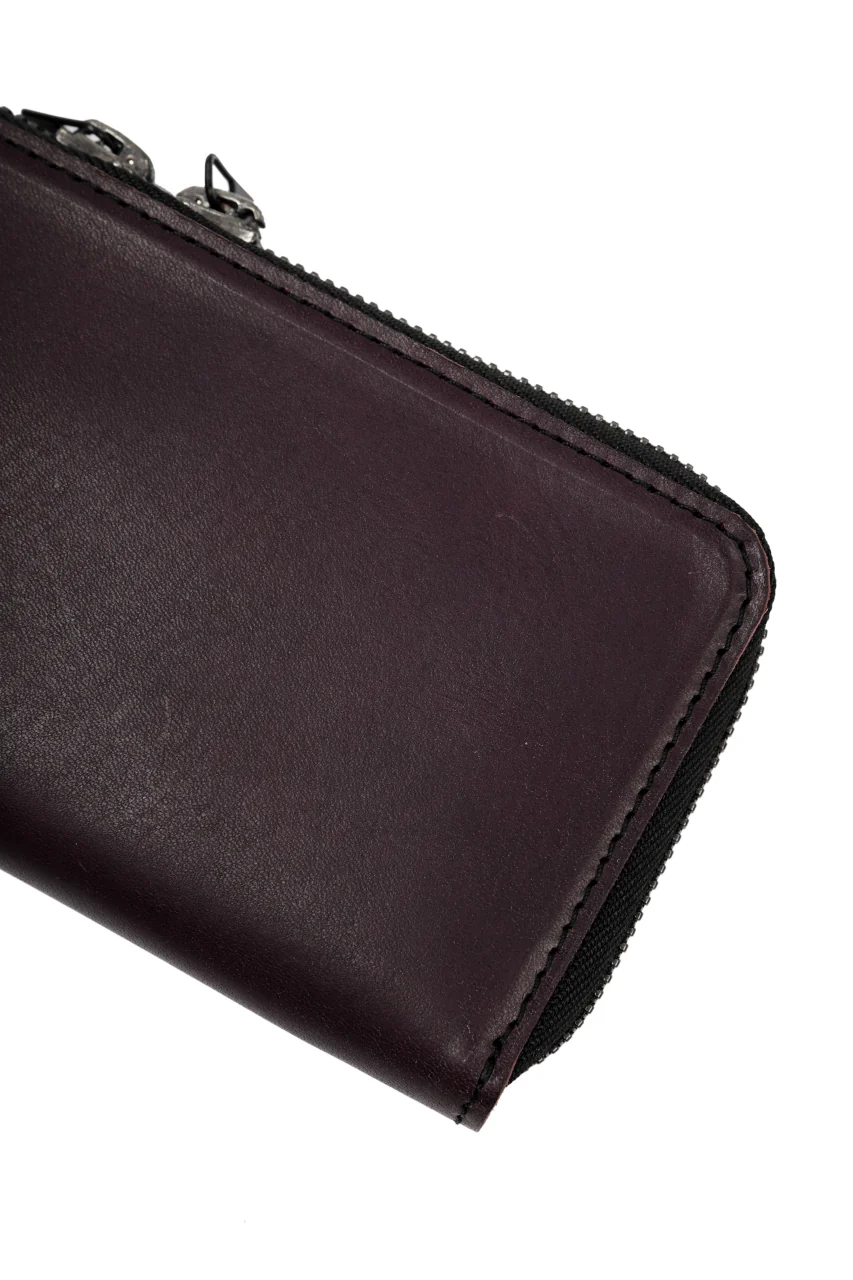 Portaille ROUND ZIP LONG WALLET / ELBAMATTE (PURPLE) - Image 3