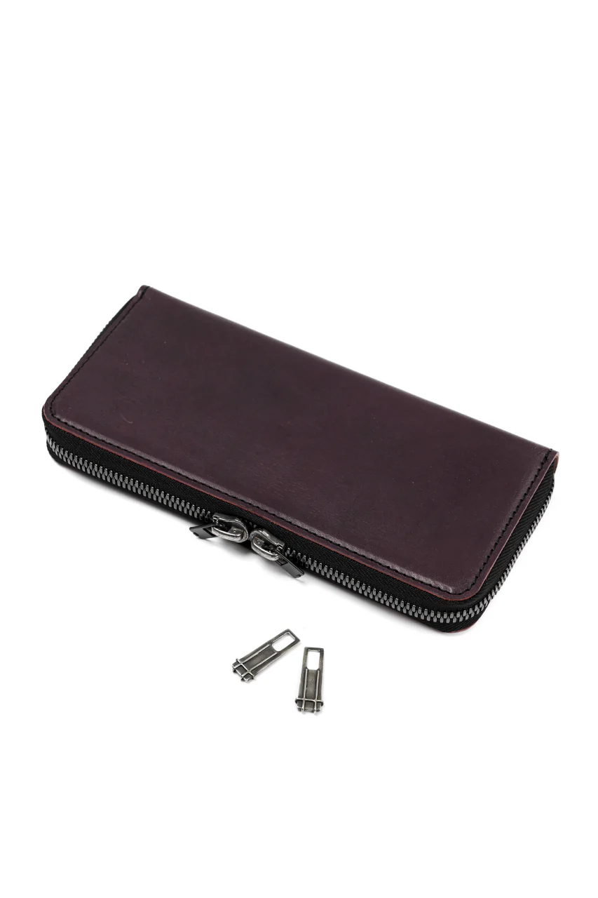 Portaille ROUND ZIP LONG WALLET / ELBAMATTE (PURPLE) - Image 4