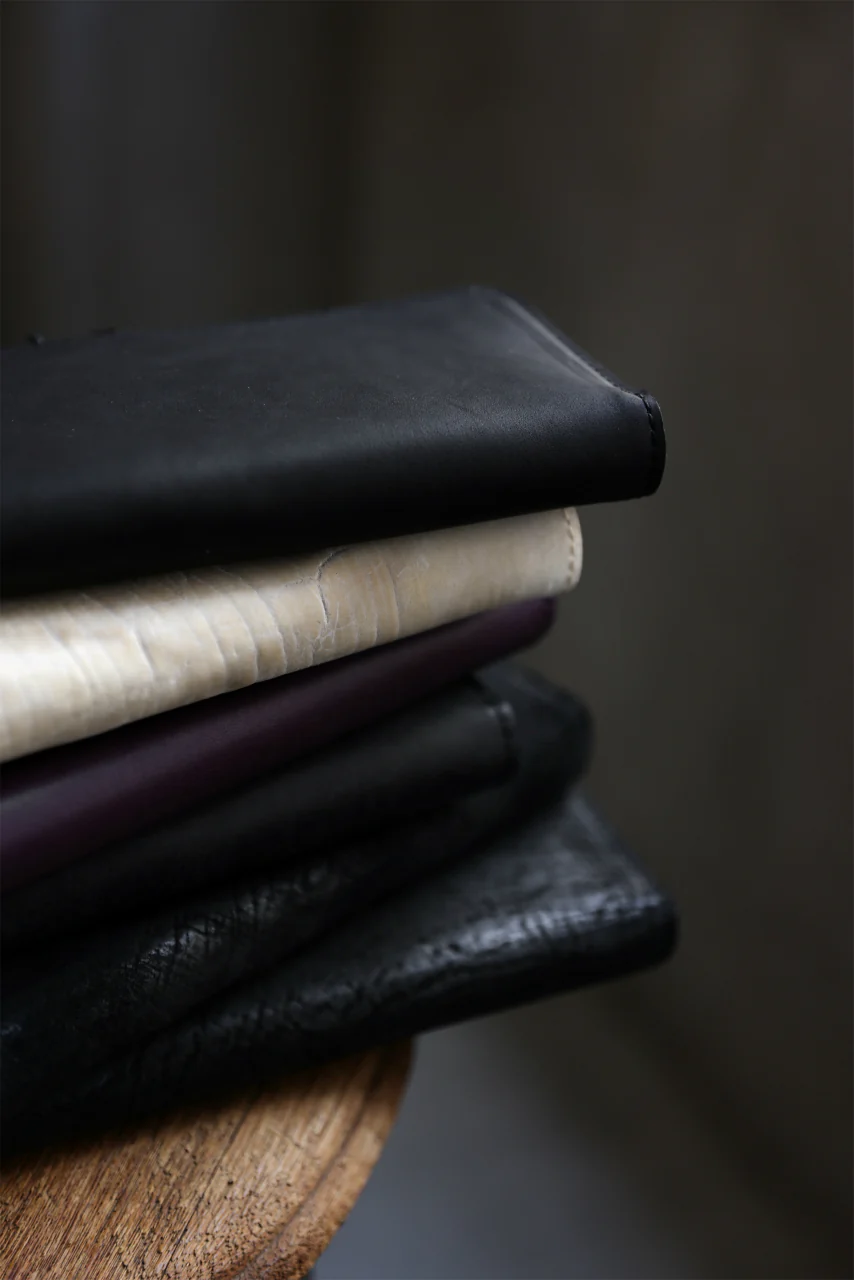 Portaille ROUND ZIP LONG WALLET / GUIDI FIORE (BLACK) - Image 26