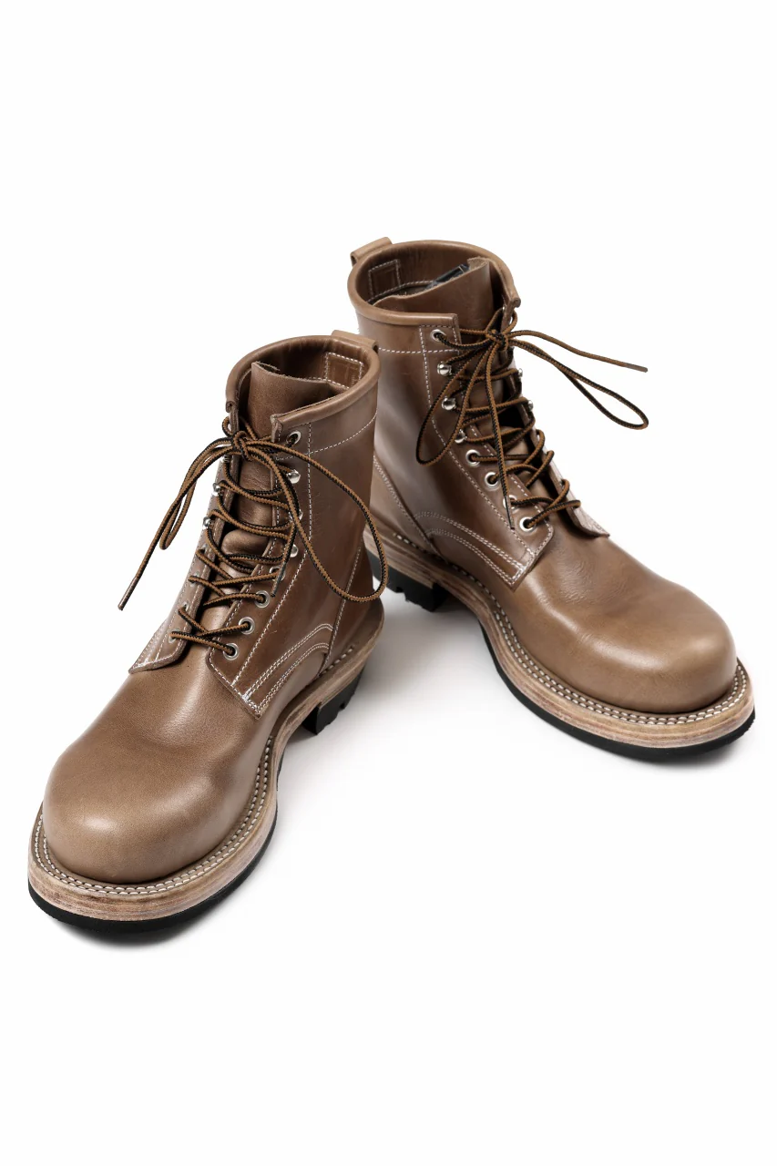 Portaille x LOOM exclusive DOUBLE STITCHED WELT WORKING BOOTS / HORWEEN CHROMEXCEL (NATURAL) - Image 10