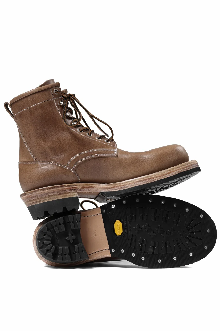 Portaille x LOOM exclusive DOUBLE STITCHED WELT WORKING BOOTS / HORWEEN CHROMEXCEL (NATURAL) - Image 13