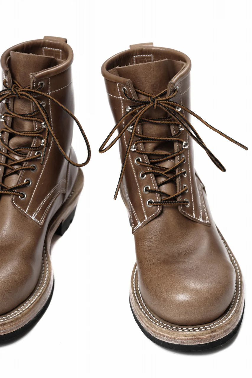 Portaille x LOOM exclusive DOUBLE STITCHED WELT WORKING BOOTS / HORWEEN CHROMEXCEL (NATURAL) - Image 22