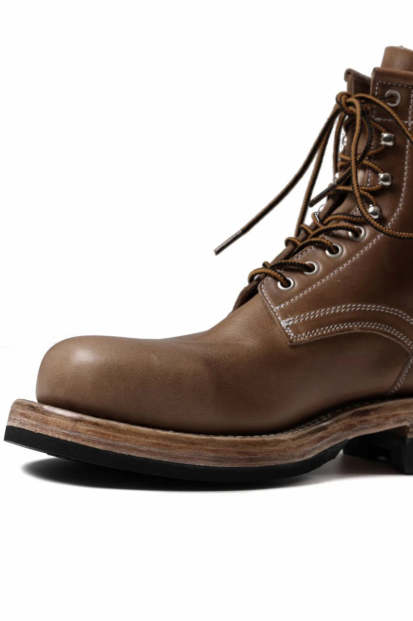 Portaille x LOOM exclusive DOUBLE STITCHED WELT WORKING BOOTS / HORWEEN CHROMEXCEL (NATURAL) - Image 26