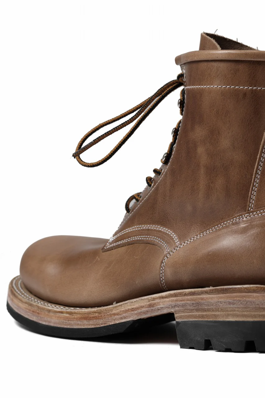 Portaille x LOOM exclusive DOUBLE STITCHED WELT WORKING BOOTS / HORWEEN CHROMEXCEL (NATURAL) - Image 27