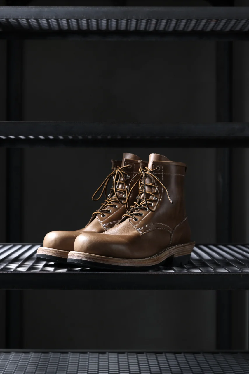 Portaille x LOOM exclusive DOUBLE STITCHED WELT WORKING BOOTS / HORWEEN CHROMEXCEL (NATURAL) - Image 40