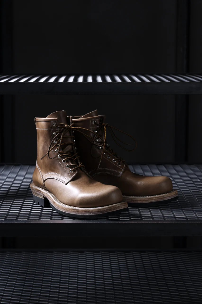 Portaille x LOOM exclusive DOUBLE STITCHED WELT WORKING BOOTS / HORWEEN CHROMEXCEL (NATURAL) - Image 42