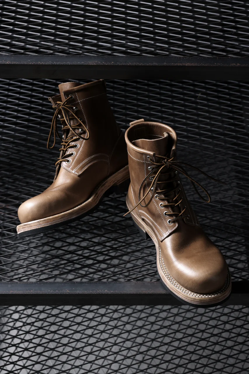 Portaille x LOOM exclusive DOUBLE STITCHED WELT WORKING BOOTS / HORWEEN CHROMEXCEL (NATURAL) - Image 44
