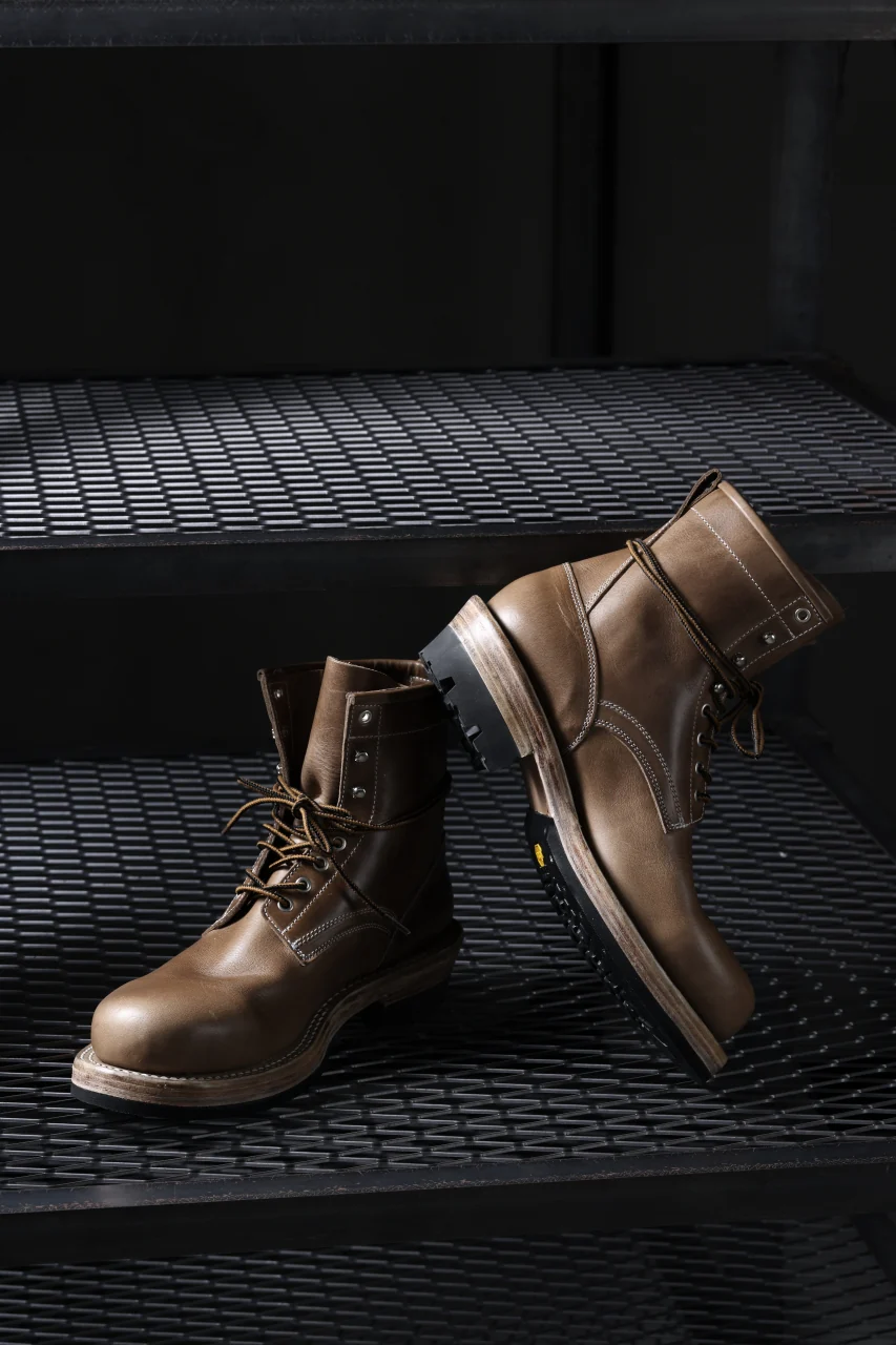 Portaille x LOOM exclusive DOUBLE STITCHED WELT WORKING BOOTS / HORWEEN CHROMEXCEL (NATURAL) - Image 48