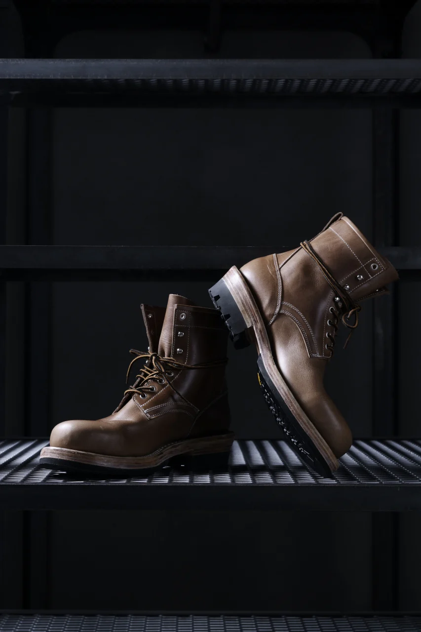 Portaille x LOOM exclusive DOUBLE STITCHED WELT WORKING BOOTS / HORWEEN CHROMEXCEL (NATURAL) - Image 49