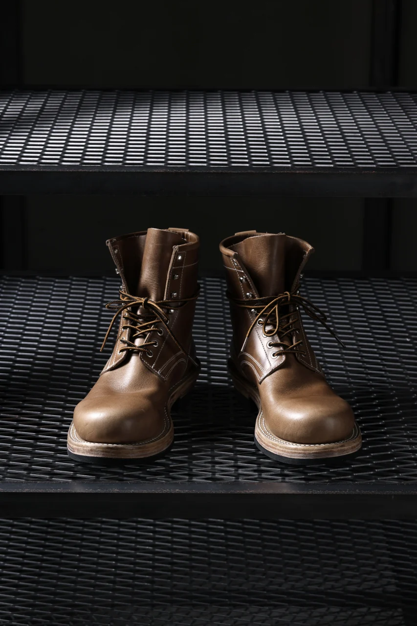 Portaille x LOOM exclusive DOUBLE STITCHED WELT WORKING BOOTS / HORWEEN CHROMEXCEL (NATURAL) - Image 50