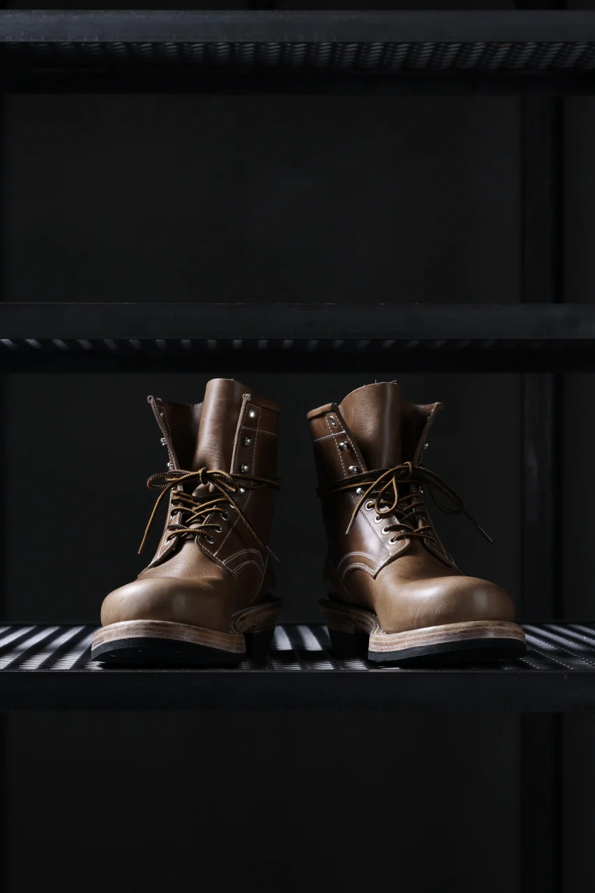 Portaille x LOOM exclusive DOUBLE STITCHED WELT WORKING BOOTS / HORWEEN CHROMEXCEL (NATURAL) - Image 51