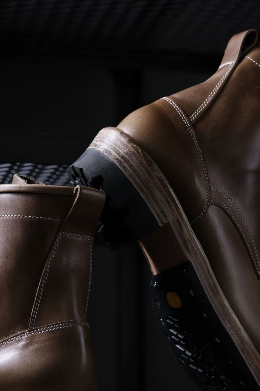 Portaille x LOOM exclusive DOUBLE STITCHED WELT WORKING BOOTS / HORWEEN CHROMEXCEL (NATURAL) - Image 58