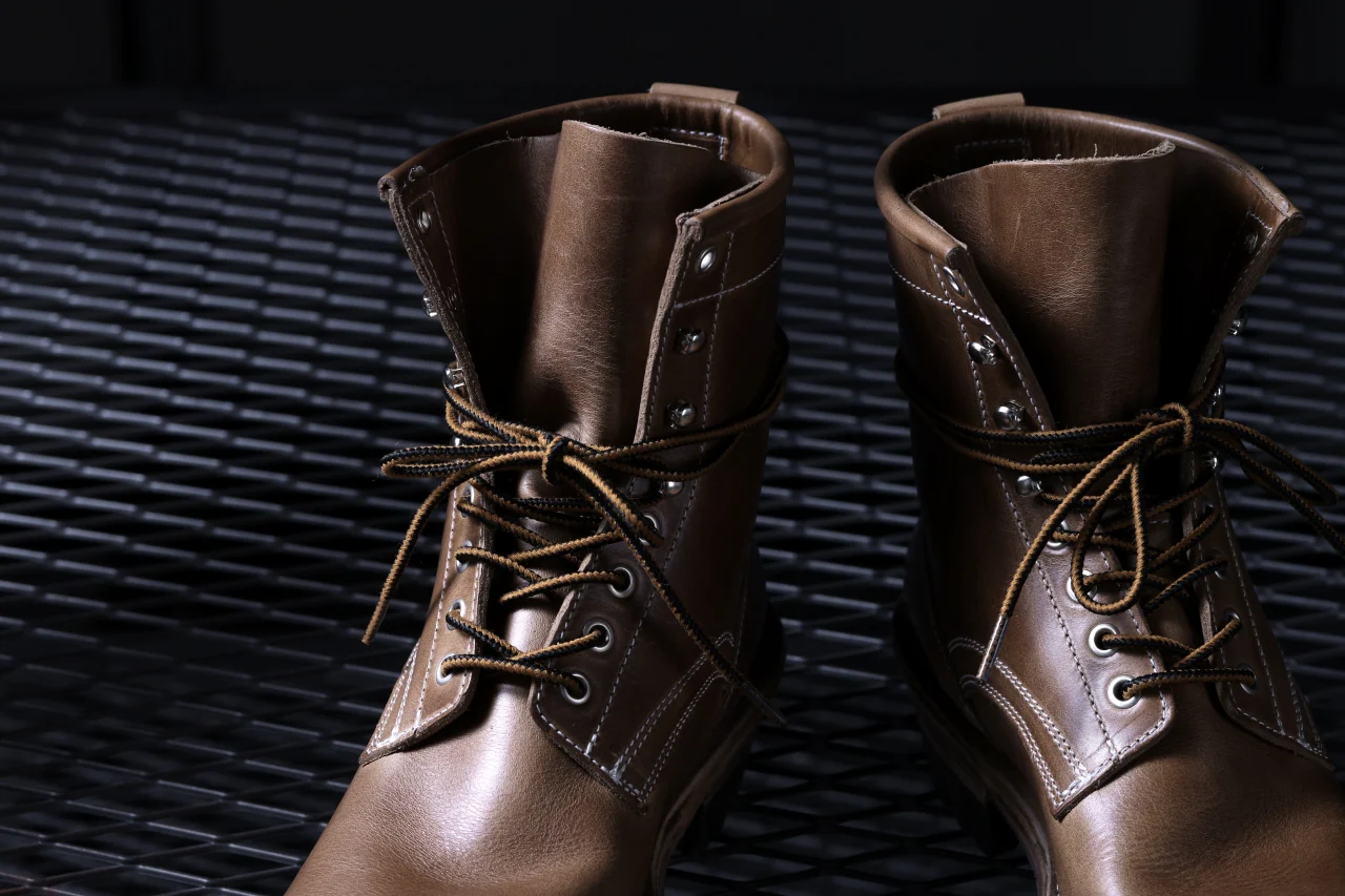 Portaille x LOOM exclusive DOUBLE STITCHED WELT WORKING BOOTS / HORWEEN CHROMEXCEL (NATURAL) - Image 63