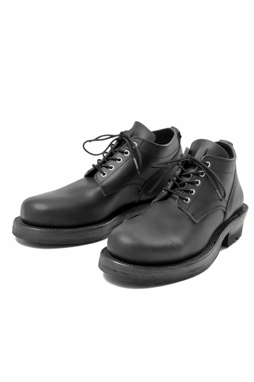 Portaille x LOOM exclusive DOUBLE STITCHED WELT WORKING DERBY / GUIDI FIORE (BLACK)
