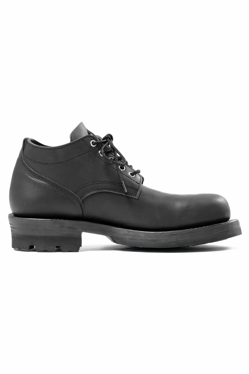 Portaille x LOOM exclusive DOUBLE STITCHED WELT WORKING DERBY / GUIDI FIORE (BLACK) - Image 14
