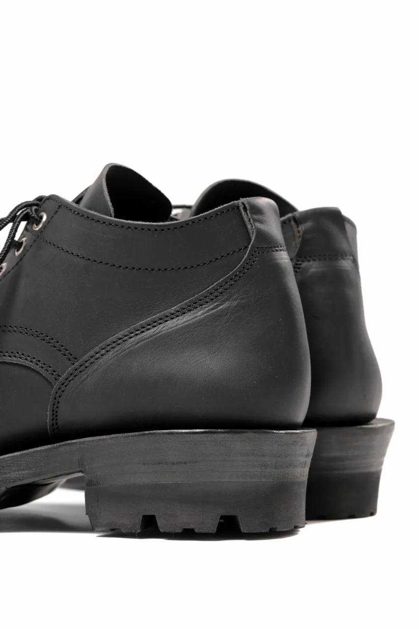 Portaille x LOOM exclusive DOUBLE STITCHED WELT WORKING DERBY / GUIDI FIORE (BLACK) - Image 20