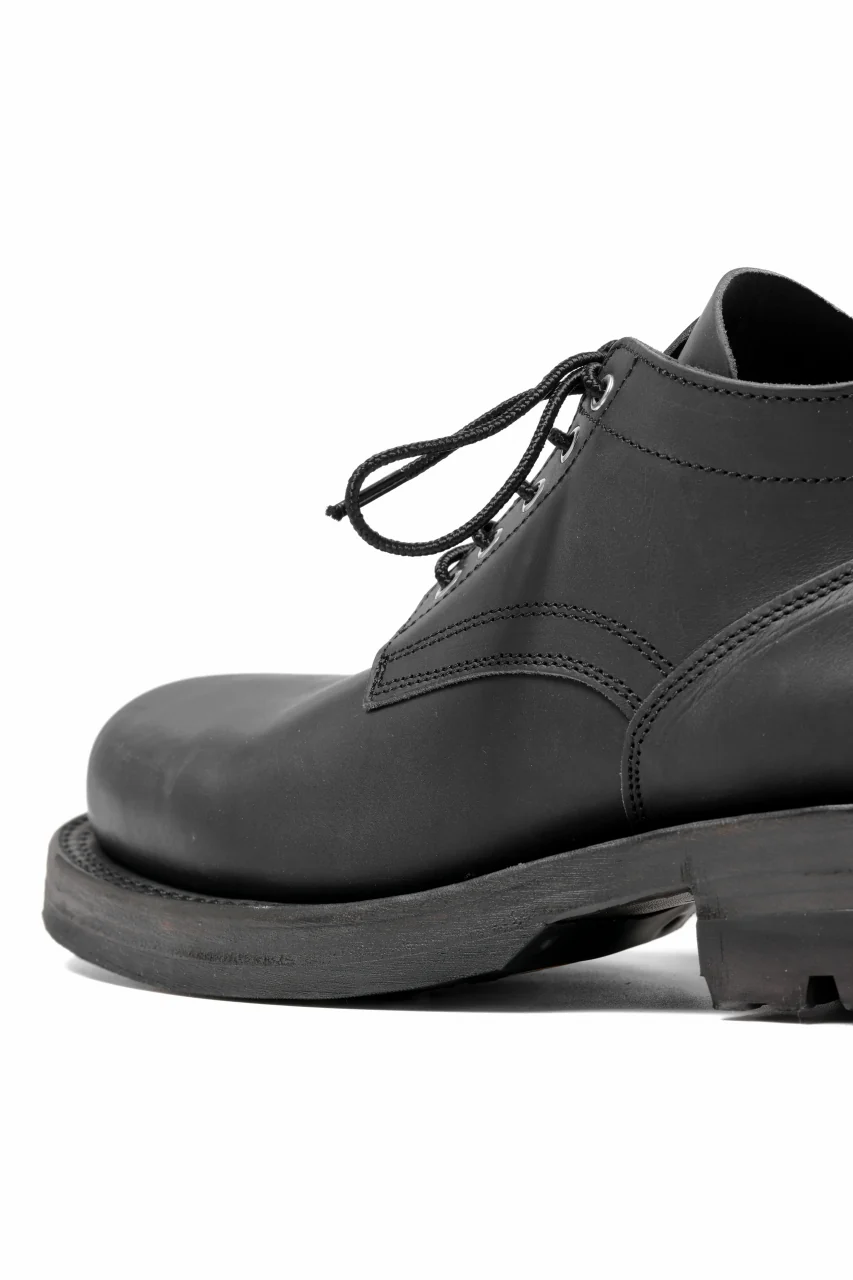 Portaille x LOOM exclusive DOUBLE STITCHED WELT WORKING DERBY / GUIDI FIORE (BLACK) - Image 21