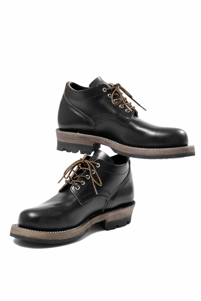 Portaille x LOOM exclusive DOUBLE STITCHED WELT WORKING DERBY / HORWEEN CHROMEXCEL (BLACK) - Image 12
