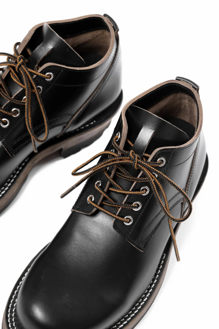 Portaille x LOOM exclusive DOUBLE STITCHED WELT WORKING DERBY / HORWEEN CHROMEXCEL (BLACK) - Image 17