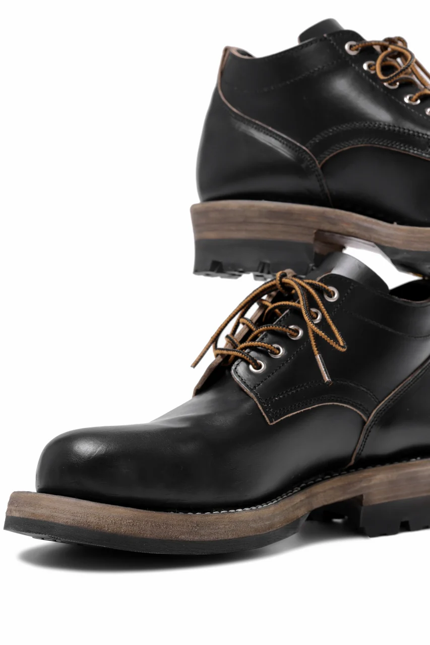 Portaille x LOOM exclusive DOUBLE STITCHED WELT WORKING DERBY / HORWEEN CHROMEXCEL (BLACK) - Image 19