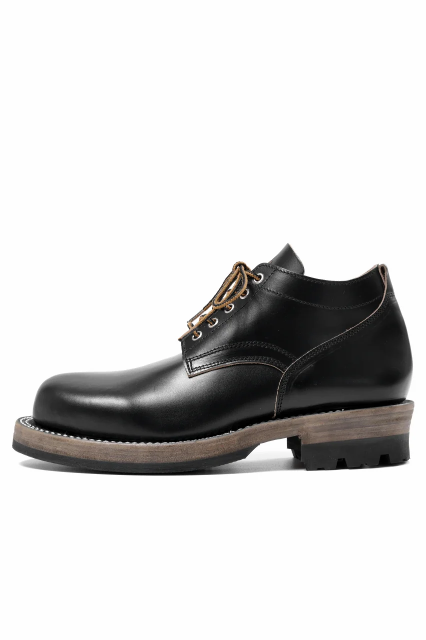 Portaille x LOOM exclusive DOUBLE STITCHED WELT WORKING DERBY / HORWEEN CHROMEXCEL (BLACK) - Image 2