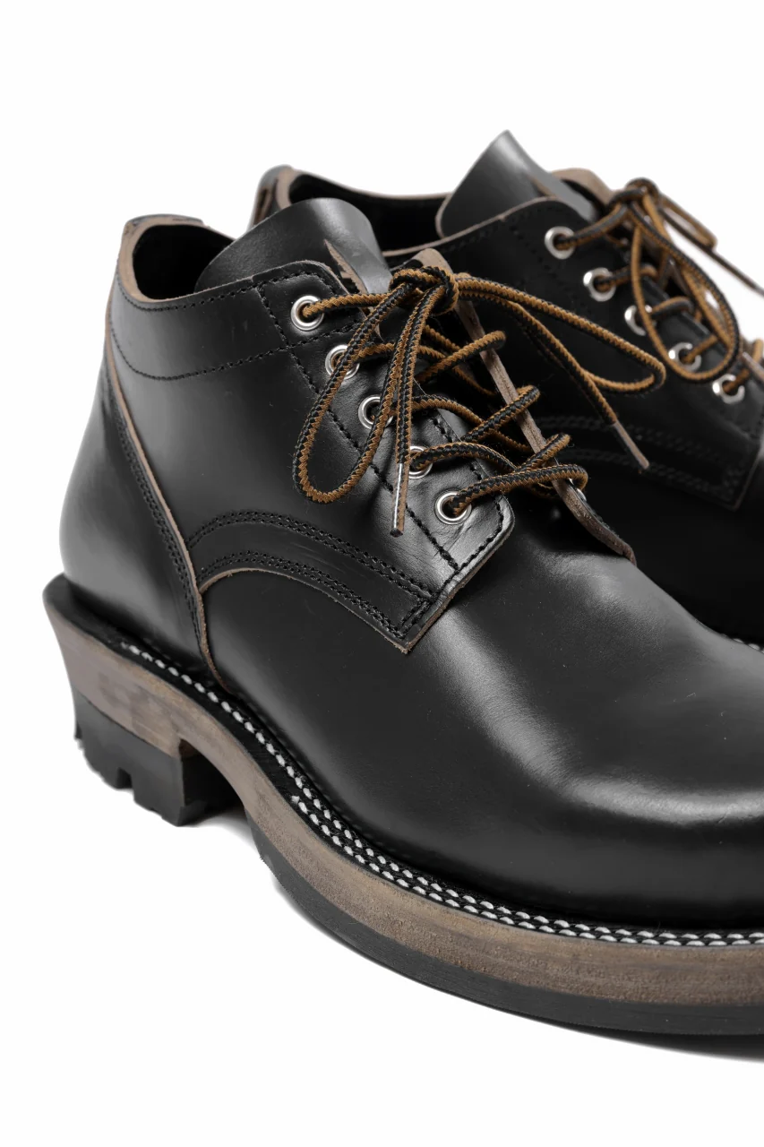 Portaille x LOOM exclusive DOUBLE STITCHED WELT WORKING DERBY / HORWEEN CHROMEXCEL (BLACK) - Image 23