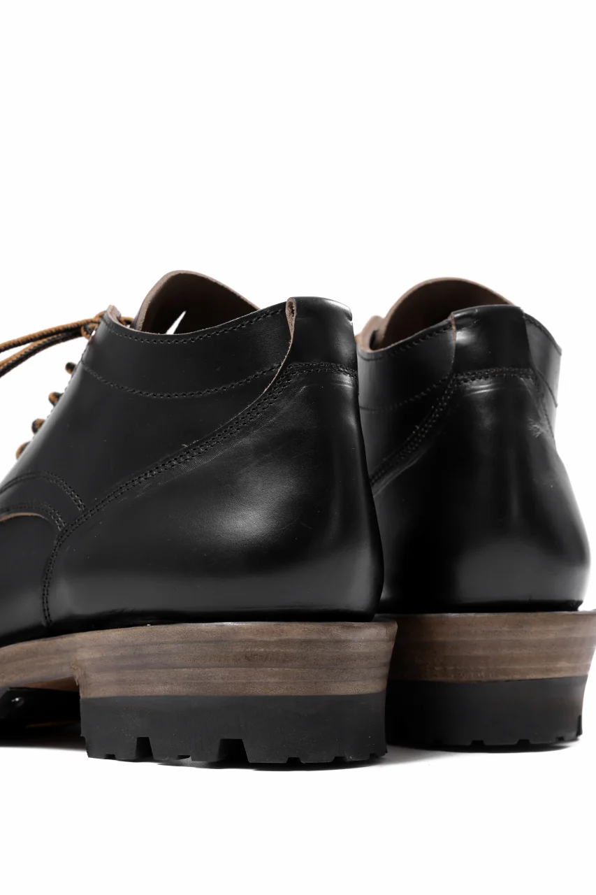 Portaille x LOOM exclusive DOUBLE STITCHED WELT WORKING DERBY / HORWEEN CHROMEXCEL (BLACK) - Image 25