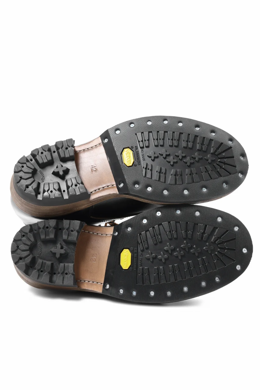 Portaille x LOOM exclusive DOUBLE STITCHED WELT WORKING DERBY / HORWEEN CHROMEXCEL (BLACK) - Image 31